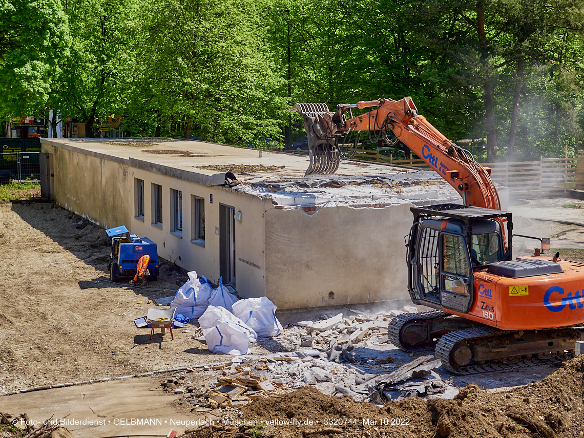 10.05.2022 - Baustelle am Haus für Kinder in Neuperlach